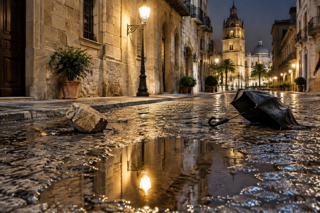 Palermo sotto allerta gialla: piogge notturne e caldo che scende