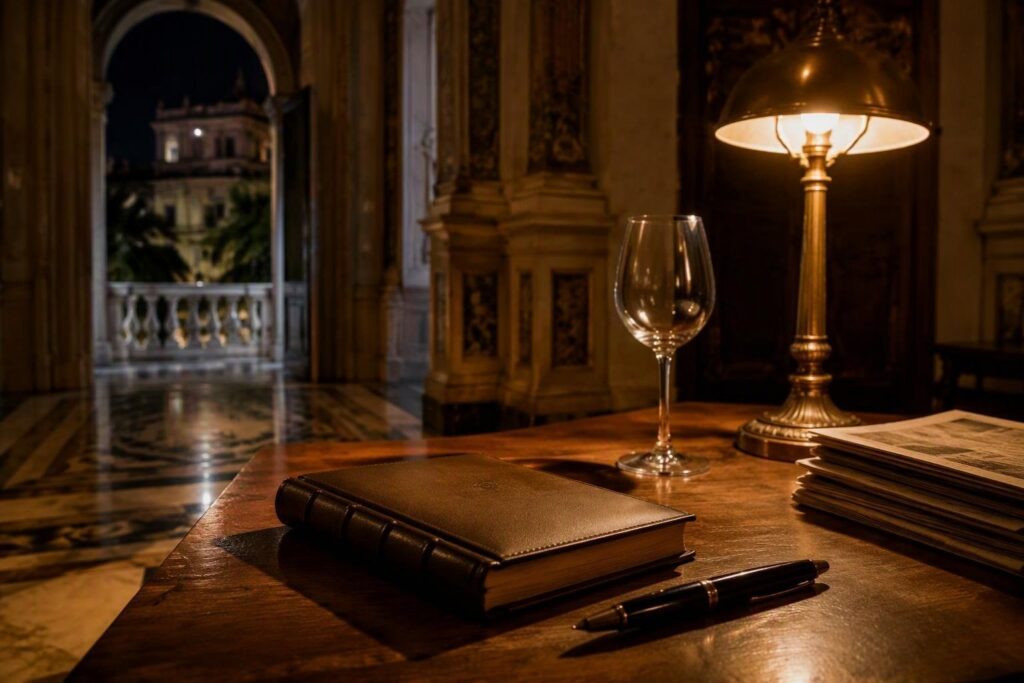 Presentazione del romanzo di Fabio Pilato nei Giardini Reali