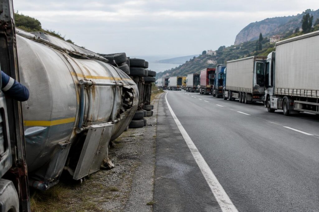 Prezzo del diesel a 2,3 €/l: proteste su autostrade del Sud
