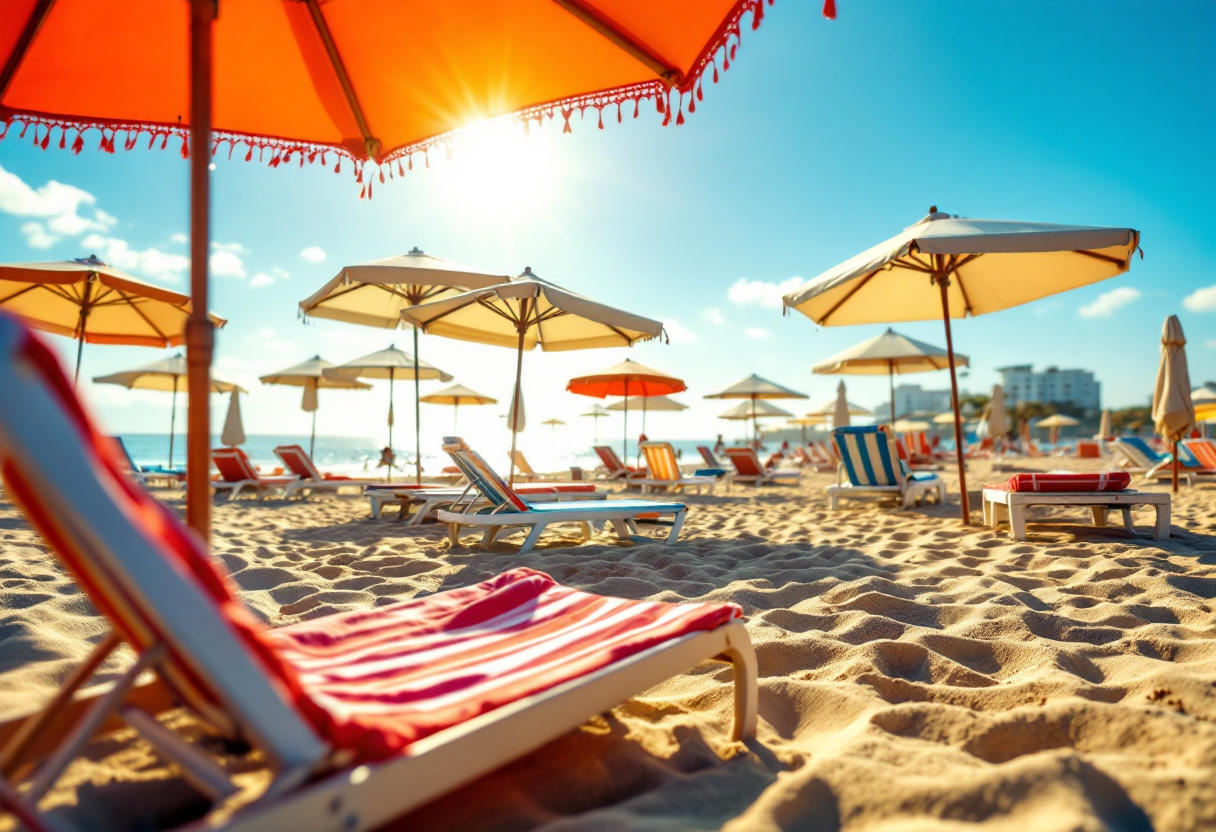 Tendenze costumi da bagno estate 2025 con colori vivaci