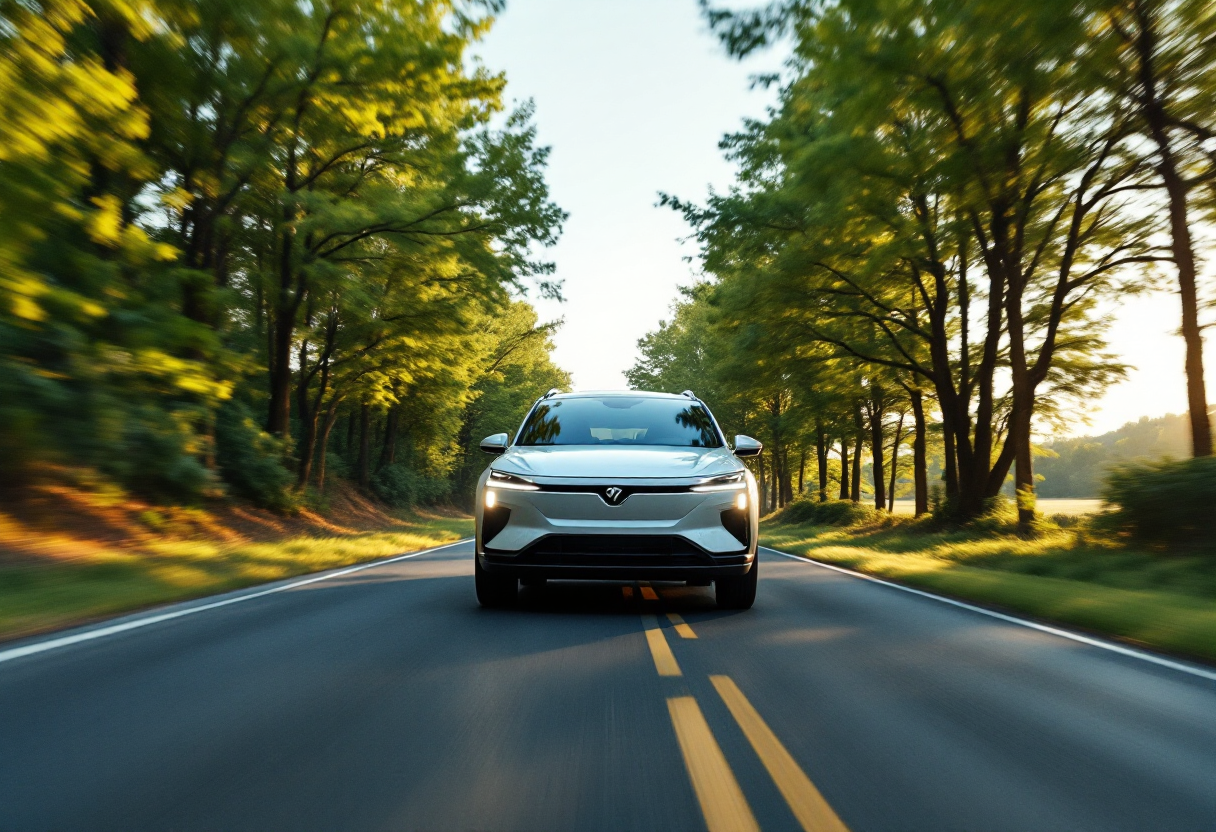 SUV ibridi e plug-in Hyundai in un ambiente naturale