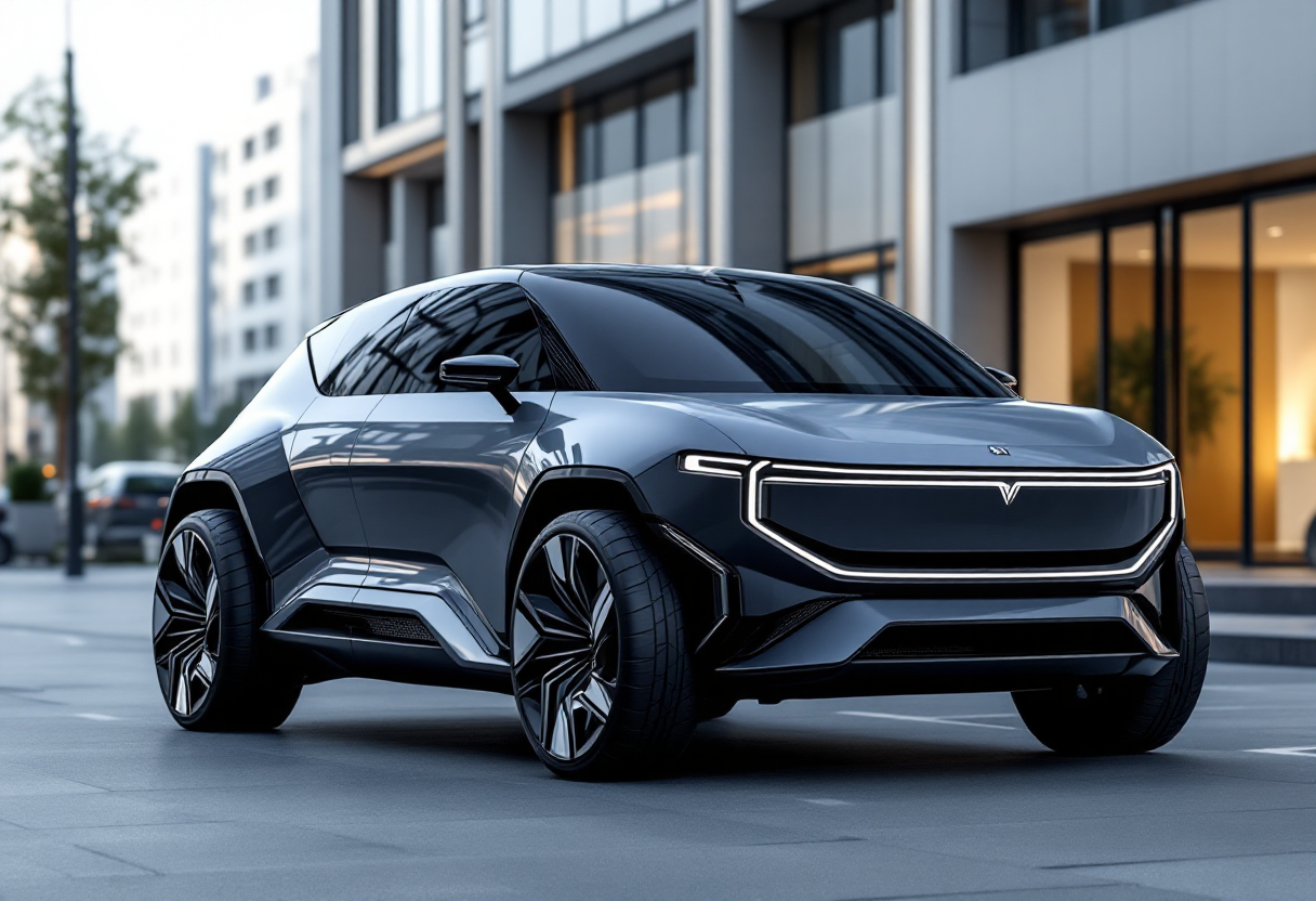 Leapmotor B10, SUV elettrico compatto in movimento