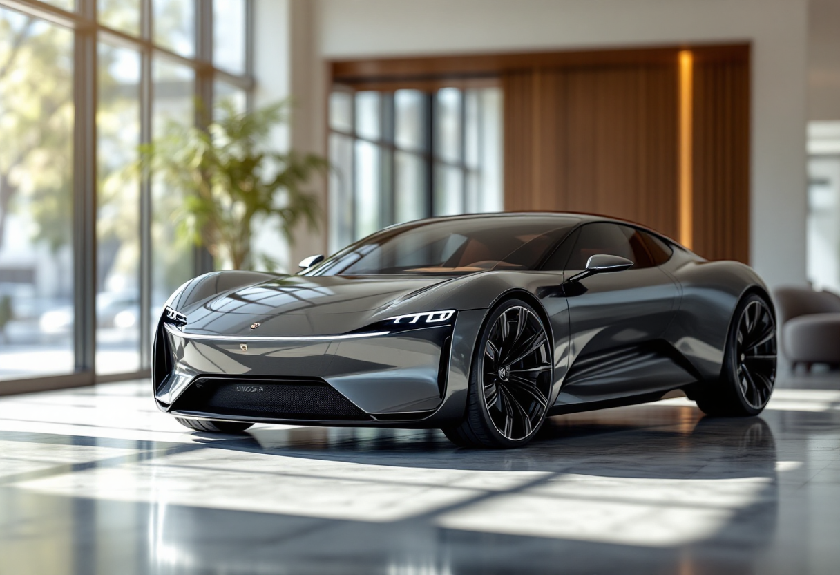 Omoda 9 in esposizione a Milano con design innovativo