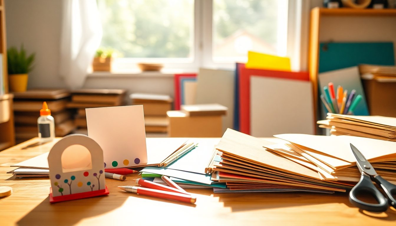 Creare sogni con cartoncino e colla