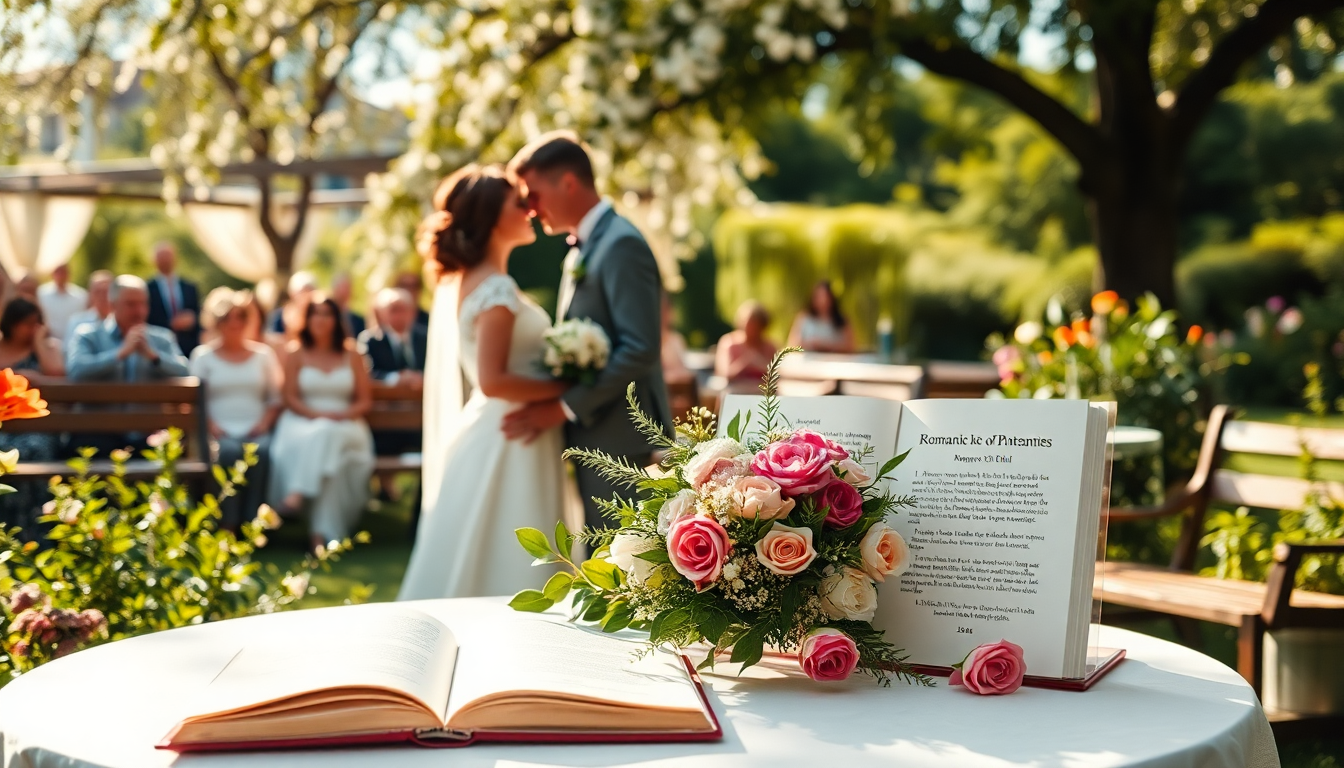 Letture romantiche per un matrimonio indimenticabile