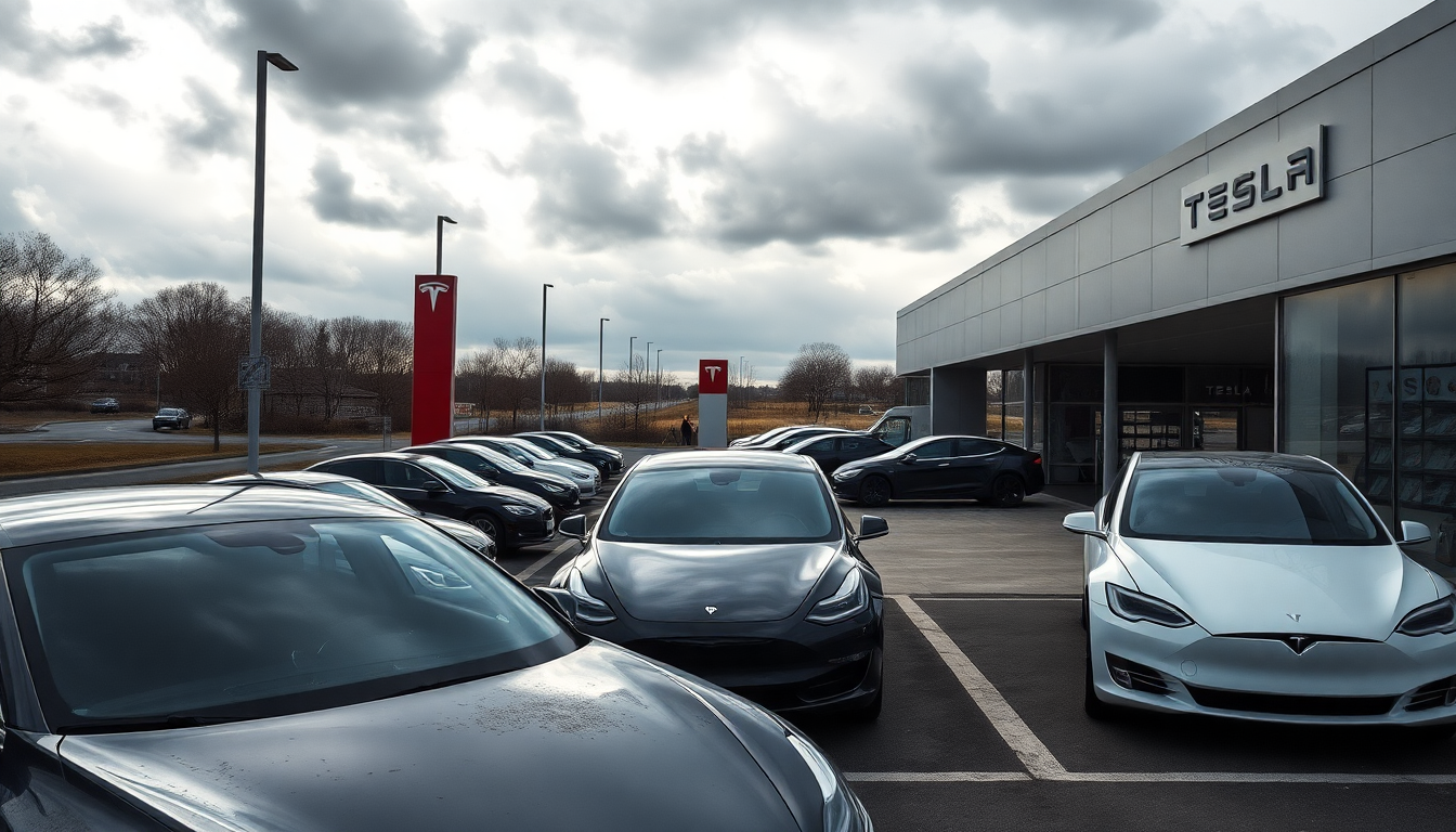 Tesla e il calo delle vendite in Europa: una crisi inaspettata