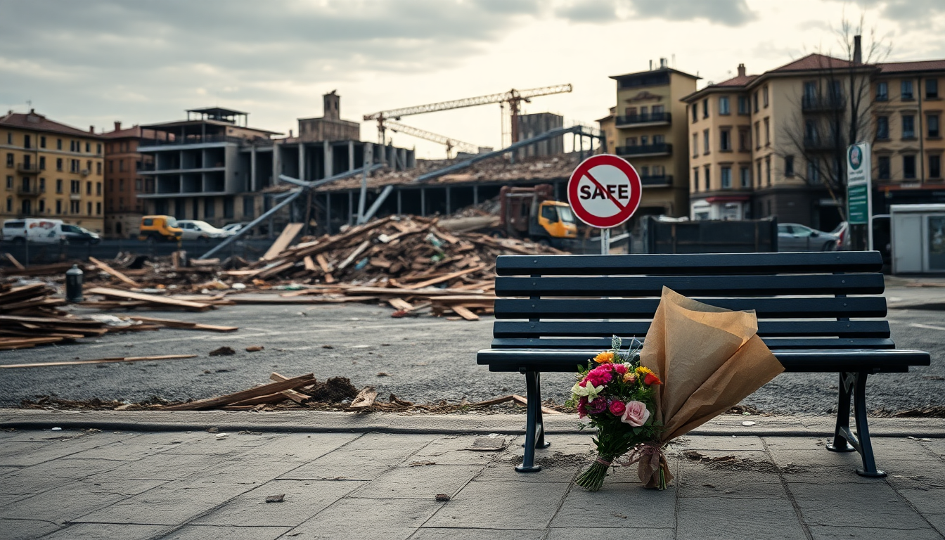 Tragedia al cantiere: il dolore di una famiglia