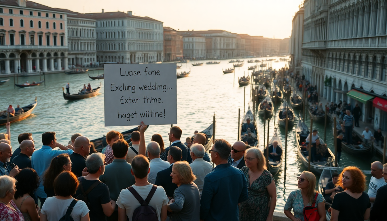 Le nozze di Bezos a Venezia e le reazioni della città lagunare