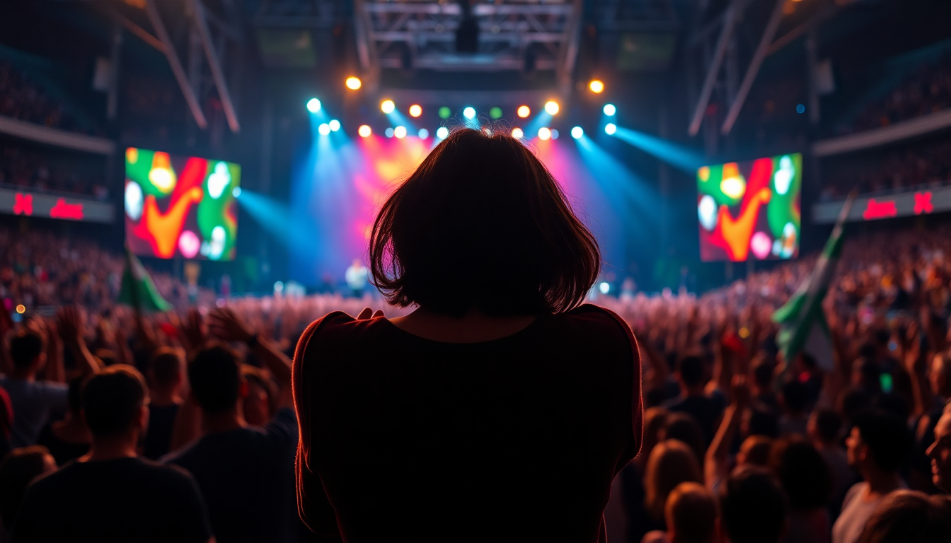 Martina Maggiore piange al concerto di Cremonini: un amore che non lascia tregua
