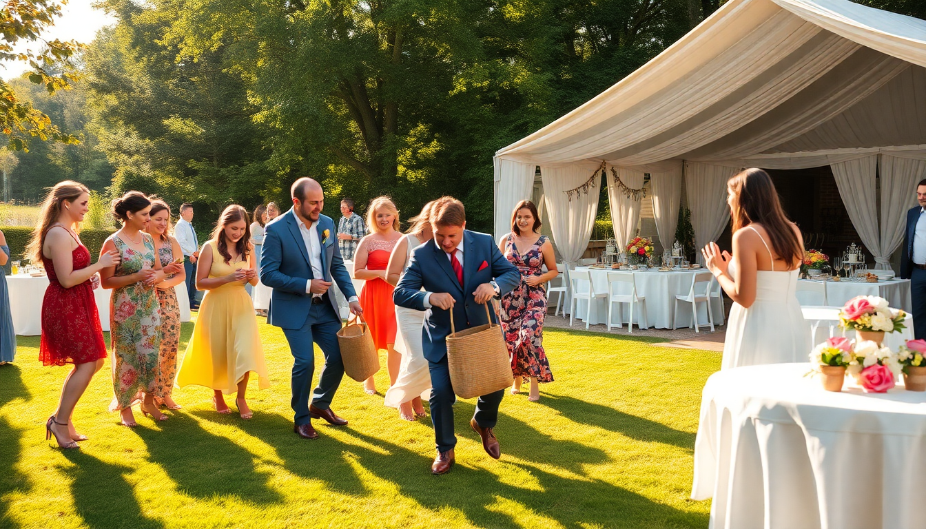 Come rendere il vostro matrimonio indimenticabile con giochi divertenti