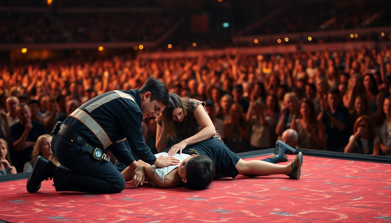 Katy Perry e il gesto di solidarietà verso una fan svenuta