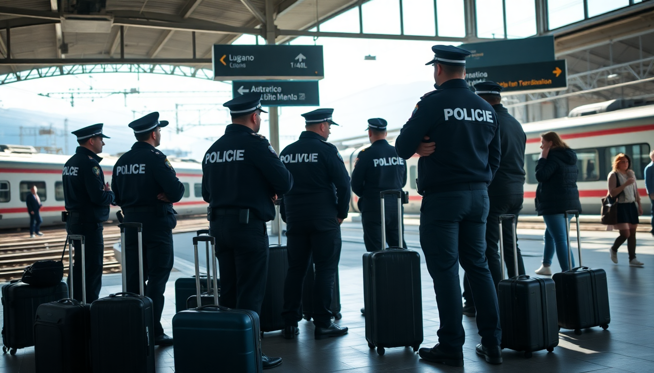 Violenza in stazione: la polizia interviene in un litigio tra viaggiatori
