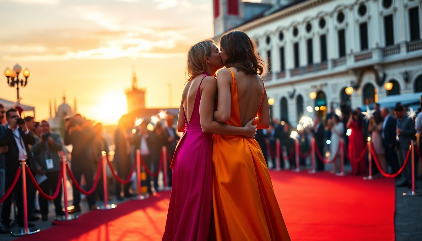 Bacio da Star: Gli Influencer Incantano il Red Carpet di Venezia