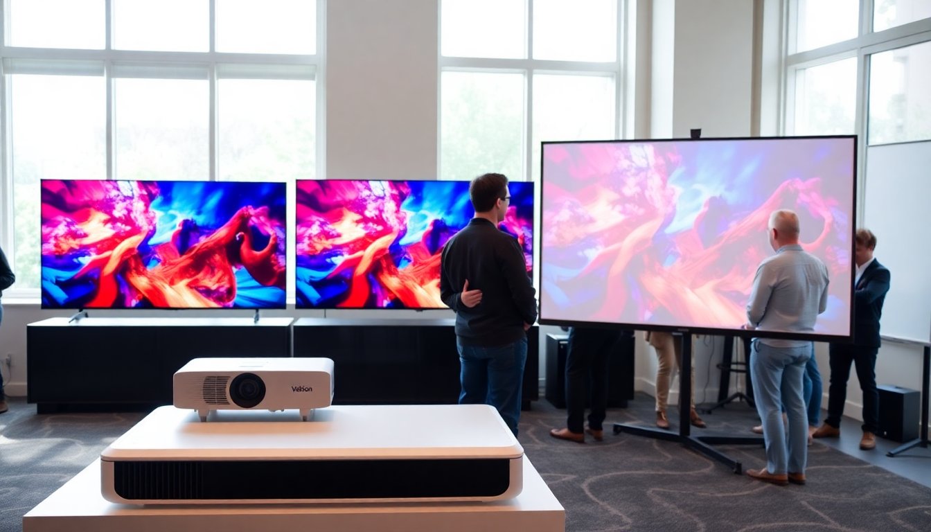 Confronto tra Televisori OLED e il Nuovo Videoproiettore Valerion: Quale Scegliere?