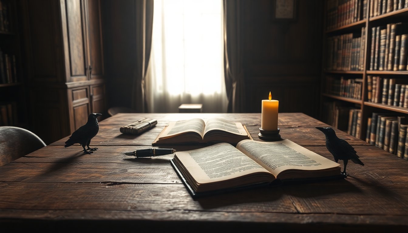 Edgar Allan Poe: Esplora la Sua Vita e le Opere Iconiche