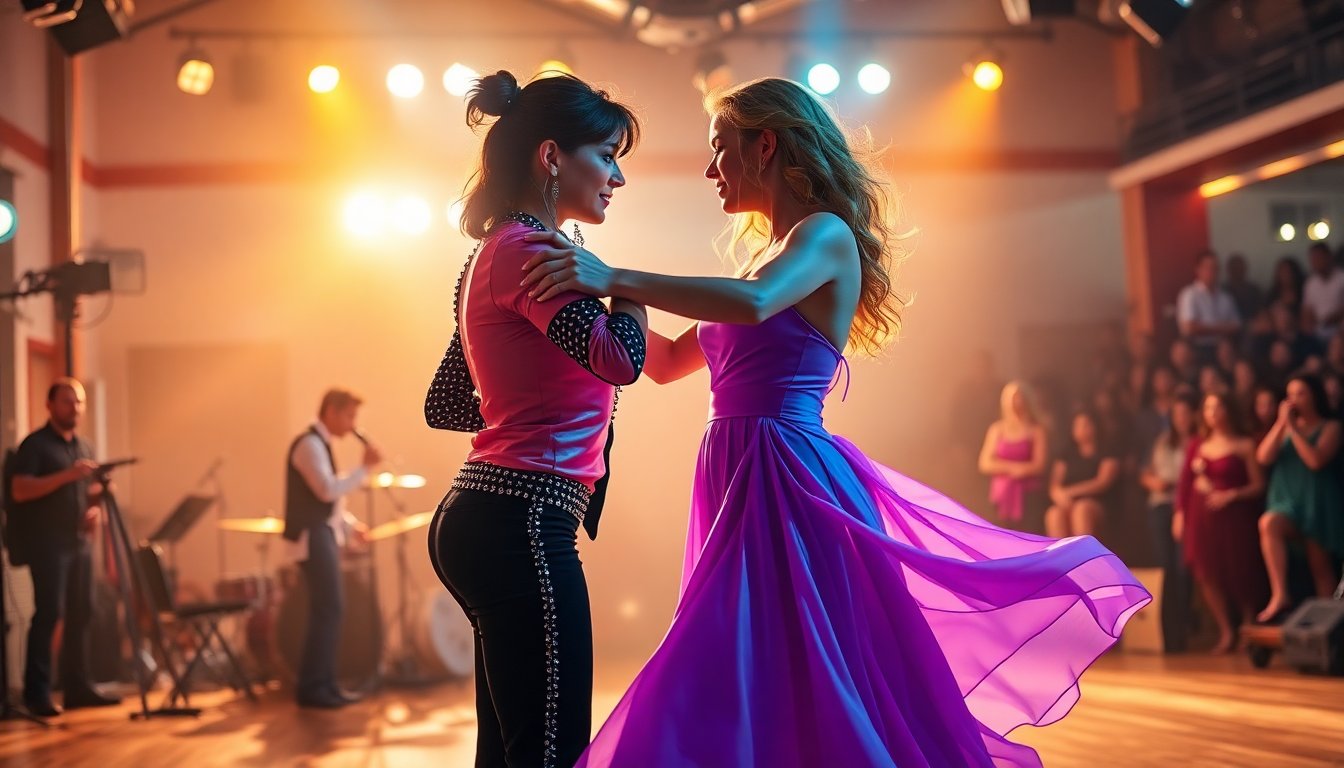 Rosa Chemical e Erica Martinelli: Flirt e Competizione in una Danza Coinvolgente