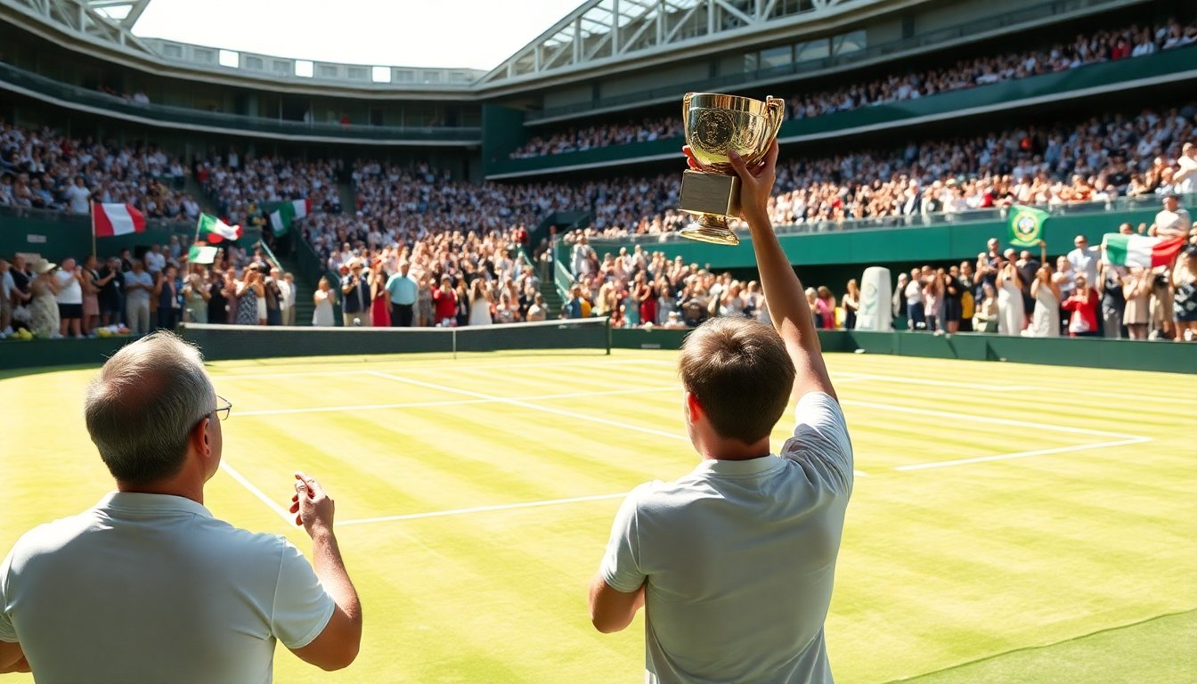 Sinner trionfa a Wimbledon: un successo senza il supporto delle istituzioni italiane