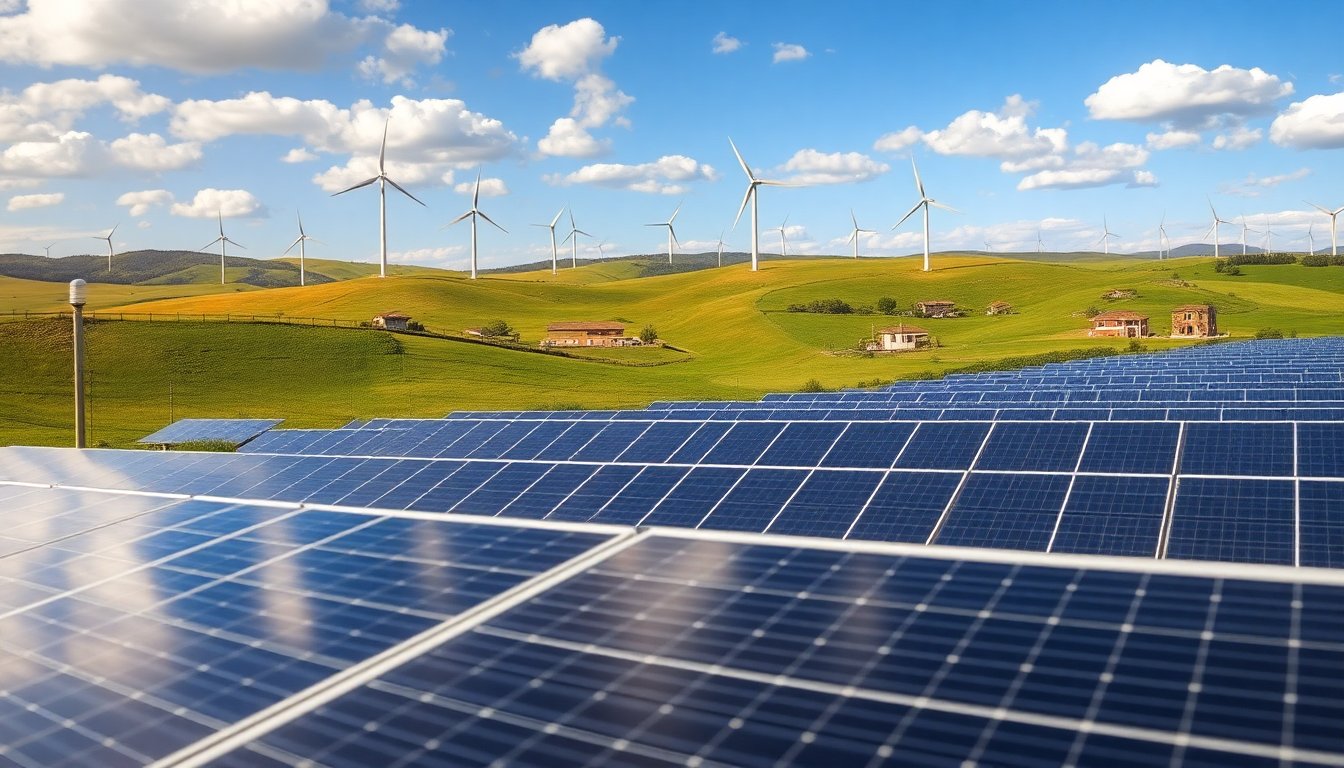 L’Italia spinge verso un futuro sostenibile con le energie rinnovabili