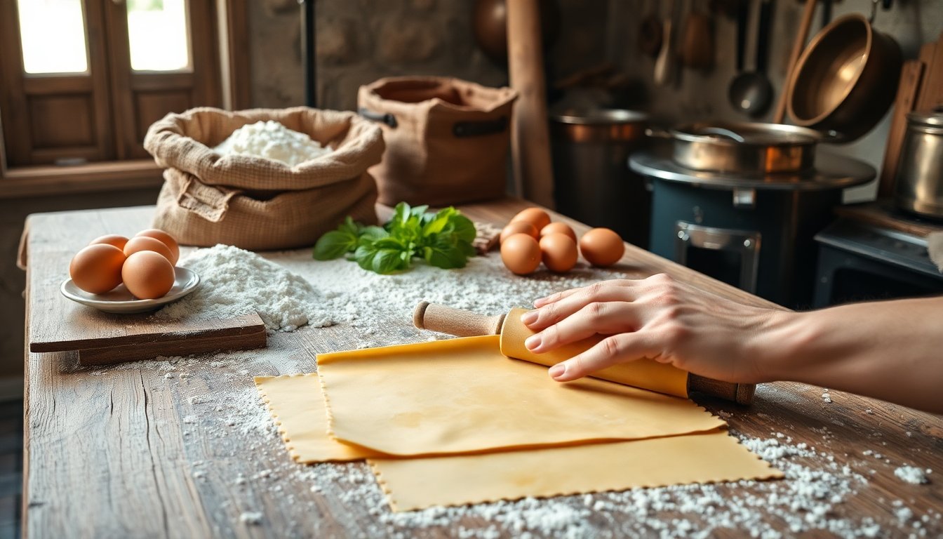 Scopri l’arte di preparare la pasta fresca con ricette tradizionali e creative