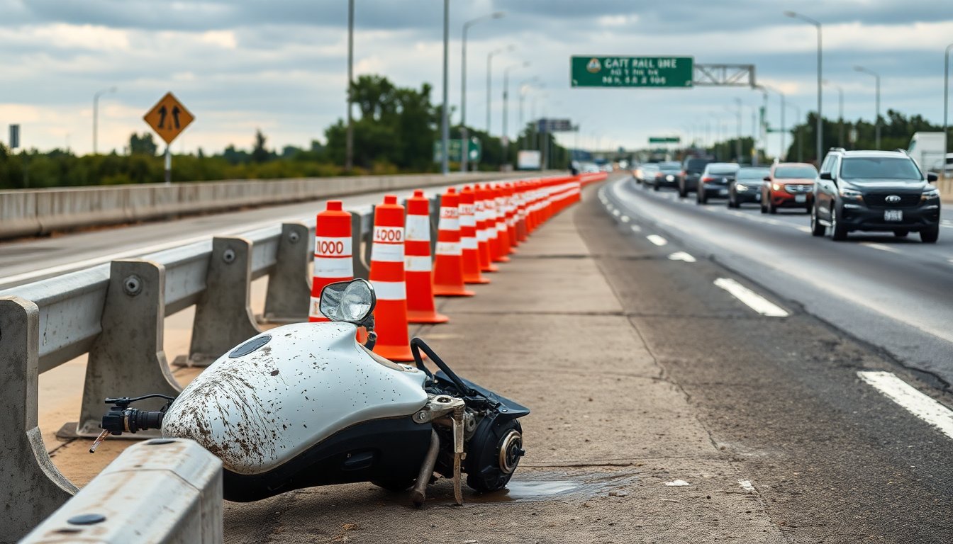 Traffico sospeso sul GRA: incidente con una moto al km 25,500