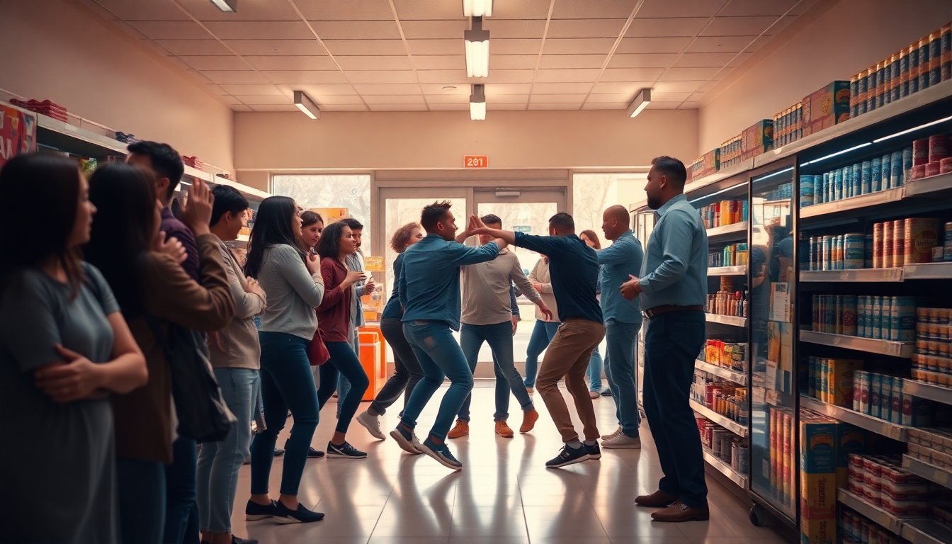 Video di una rissa all’Eurospar di Milland, reazioni e identificazioni in corso