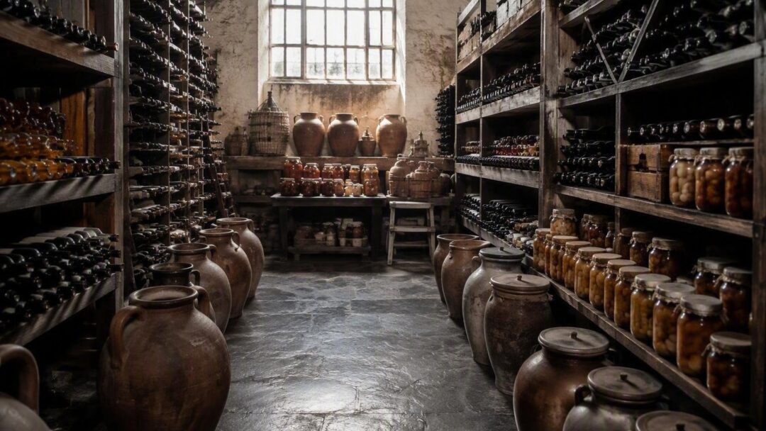 Conservazione del vino e delle conserve: come organizzare la cantina in autunno