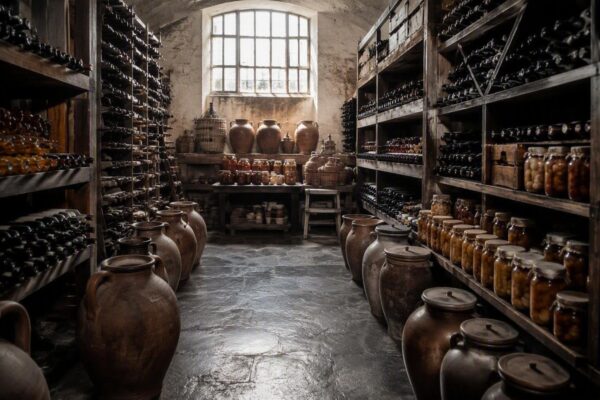 Conservazione del vino e delle conserve: come organizzare la cantina in autunno