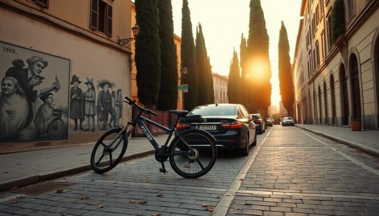 Incidente a Spoleto: donna cinquantenne in bici collide con un’auto parcheggiata
