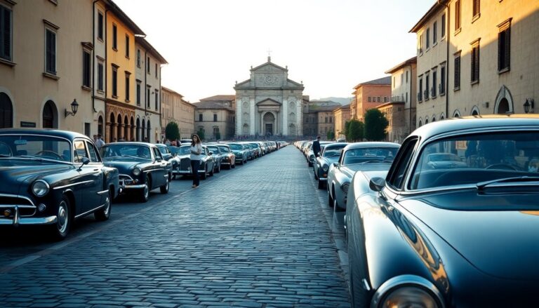 Oltre 400 auto storiche a Assisi per l’ottavo centenario della morte di San Francesco