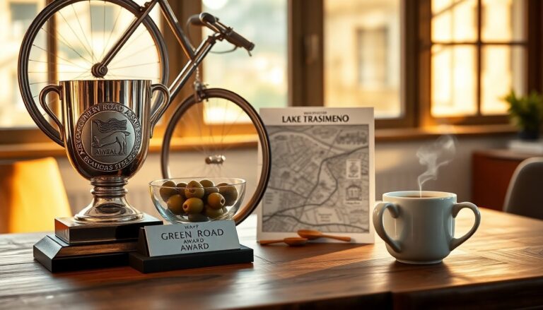 Umbria trionfa con la Ciclovia del Trasimeno all’Oscar del Cicloturismo