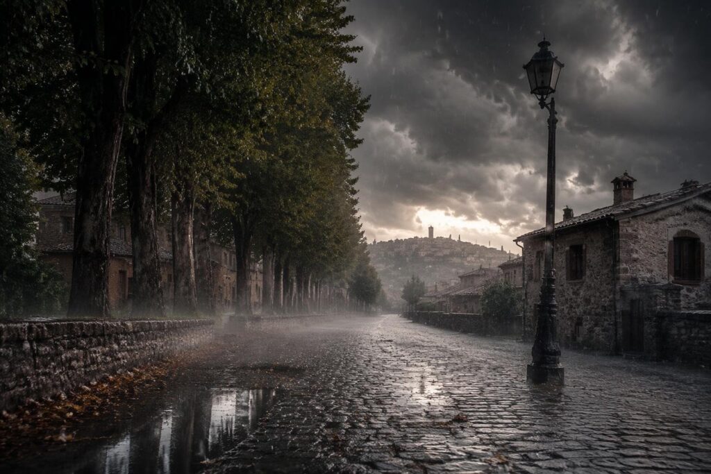 Allerta meteo in Umbria: cosa aspettarsi con l’arrivo dei temporali