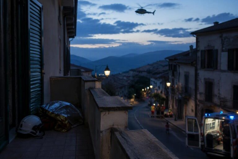 Bambino precipita da balcone a Castel dell’Aquila: soccorso in elisoccorso