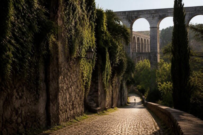 Camminate ad anello a Perugia tra scale mobili e acquedotto