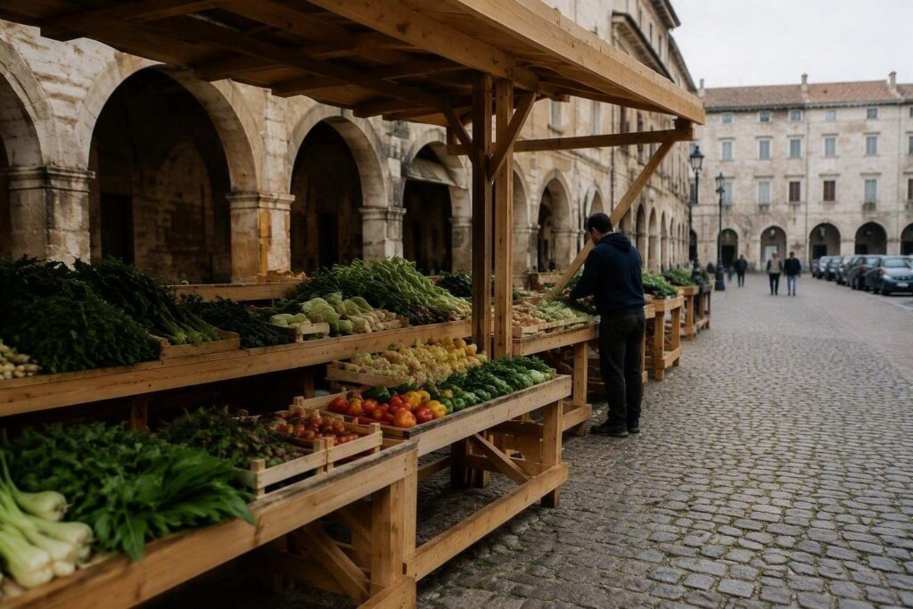 Da martedì 11 agosto il mercato ambulante ritorna in Piazza Quaranta Martiri