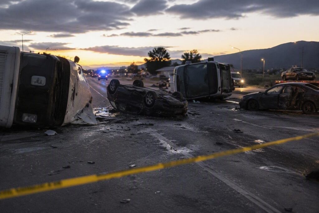 Incidente mortale sulla Terni-Rieti: camper, bus e auto coinvolti