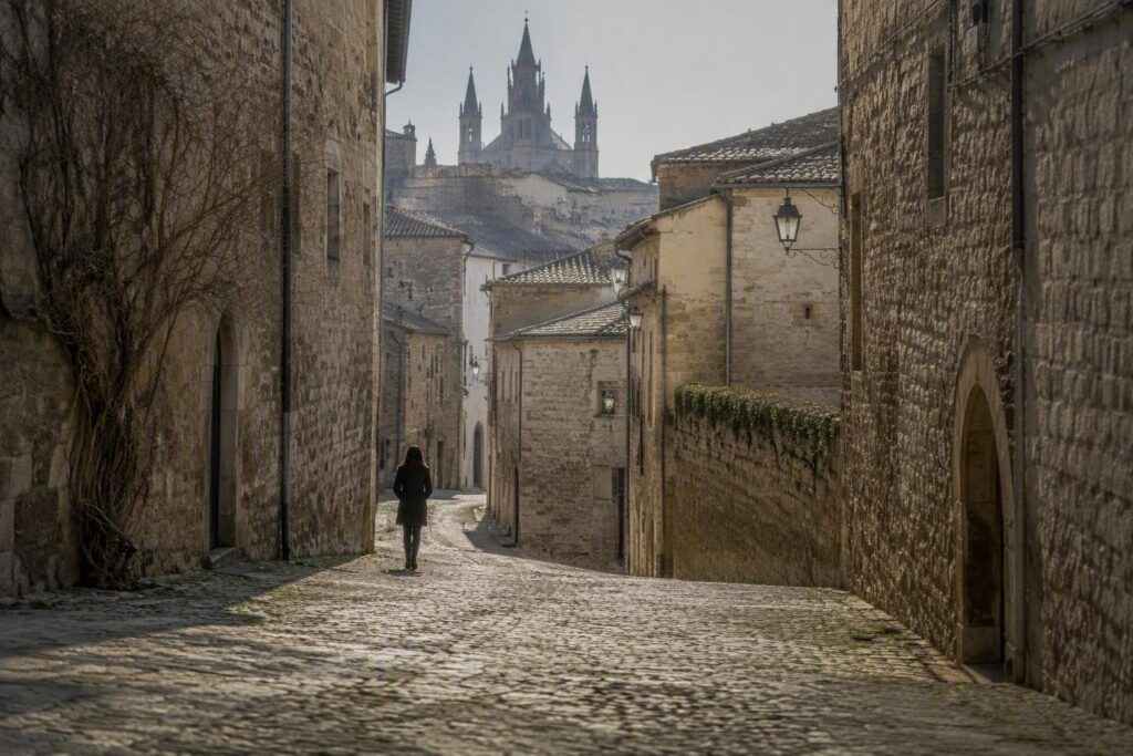 Ludovica Cioria visita Orvieto dopo la polemica sui ristoranti