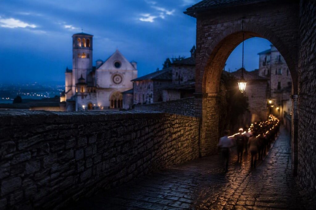 Assisi accende la Lampada Votiva per le feste di San Francesco 2026
