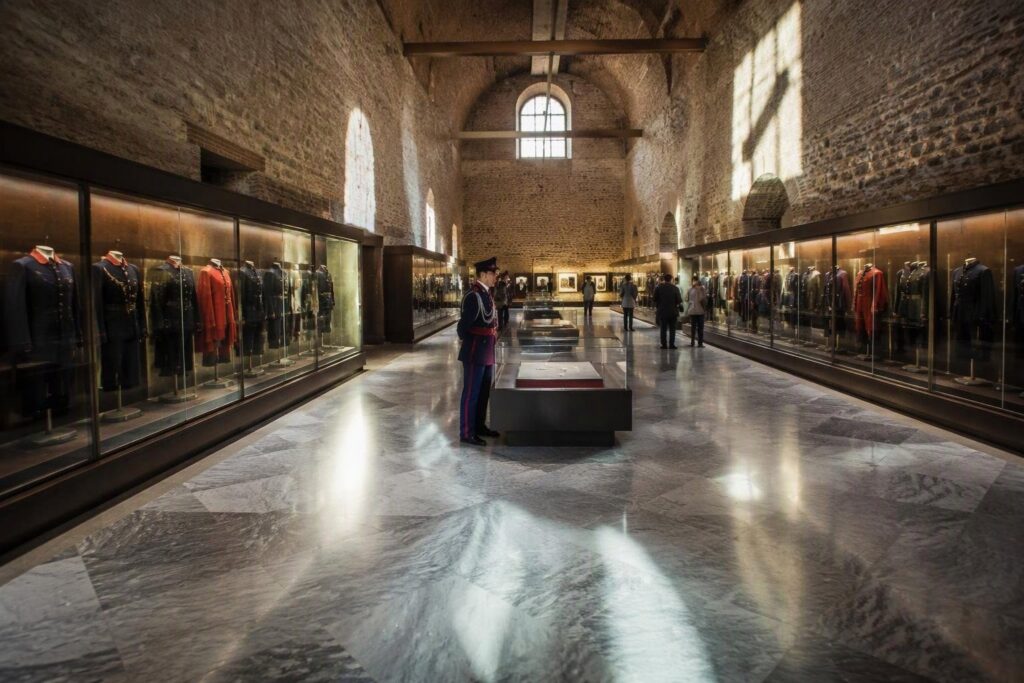 Esposizione dei costumi storici dei Valletti a Galleria Le Logge