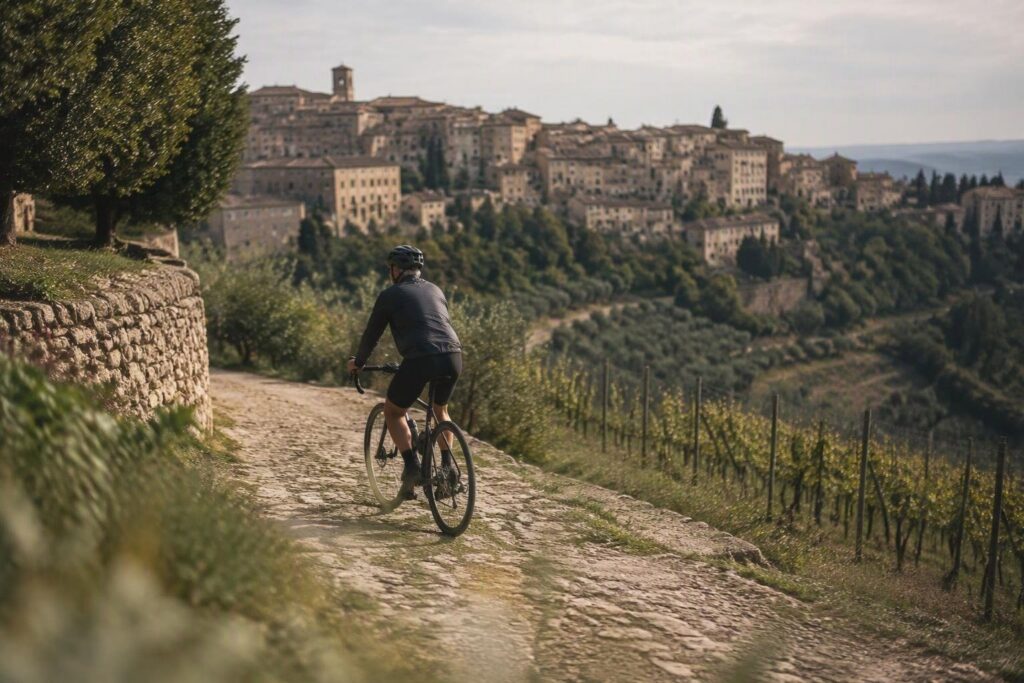Percorsi ciclabili a Perugia tra centro e colli