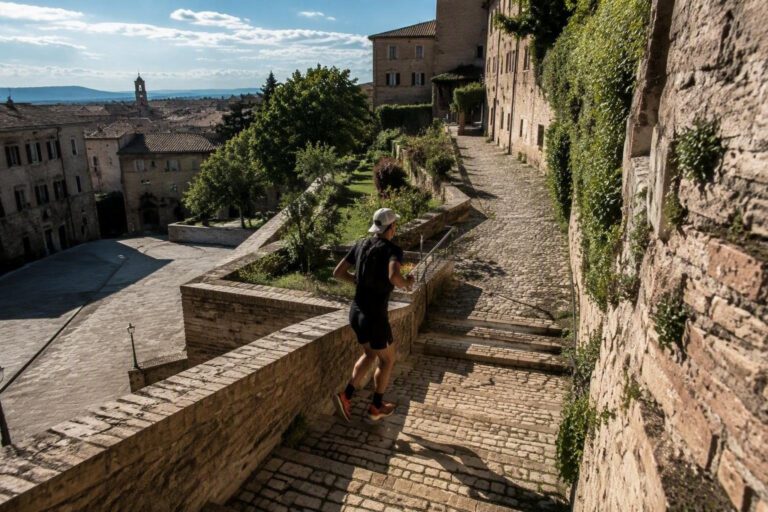 Perugia di corsa: trail urbano tra scale, salite e parchi