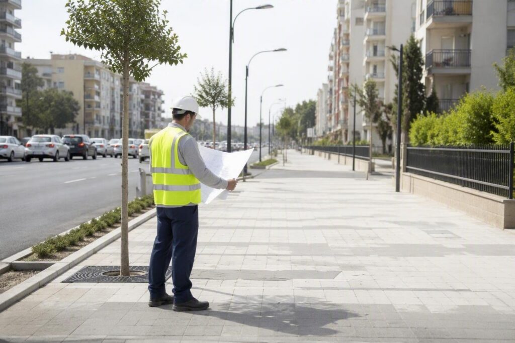 Riqualificazione urbana: marciapiedi e segnaletica in via Fiorenzo di Lorenzo e via Pellini