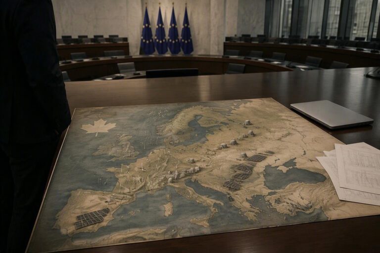 Strategia UE: energia pulita, dipendenza cinese e patto con il Canada