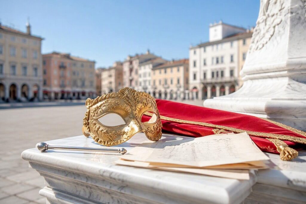 Ultima sfilata del Palio 2026: Rione San Rocco presenta Commedia