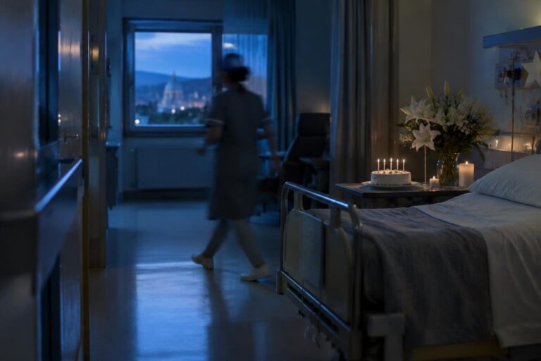 Amore e cure: la coppia anziana celebra il matrimonio nella stanza di degenza
