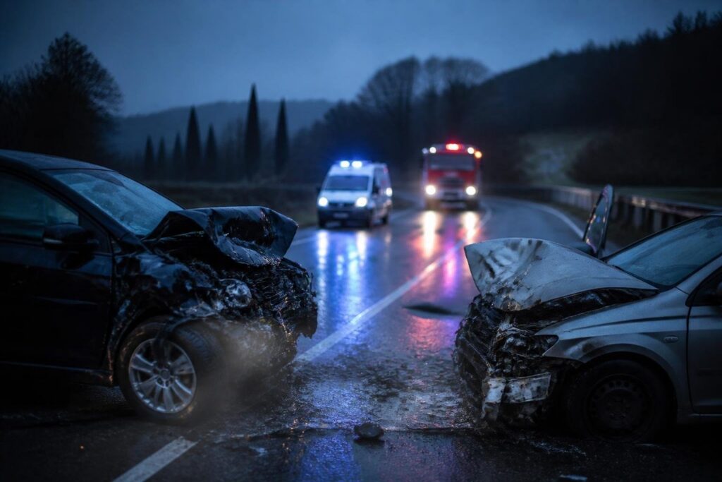 Collisioni frontali: fatalità a Umbertide, Castelfranco e Roncello