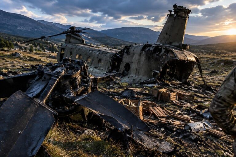 Elicottero CH-47 precipita in Bosnia, quattro soldati italiani morti