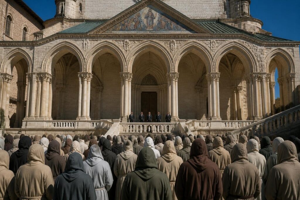 Mattarella invoca la pace a Assisi per gli 800 anni di San Francesco