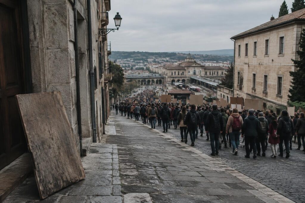 Perugia: la protesta ‘Blocchiamo tutto’ riunisce 700 cittadini