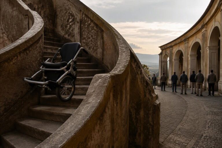 Visite in joelette al Pozzo di San Patrizio accessibilità e solidarietà