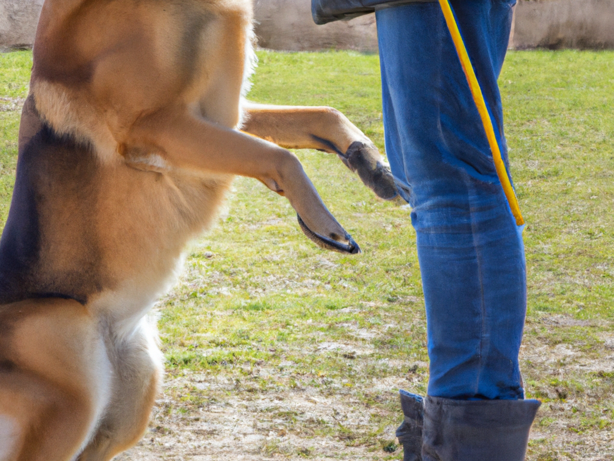 Cómo adiestrar a un perro para que no salte sobre otras personas